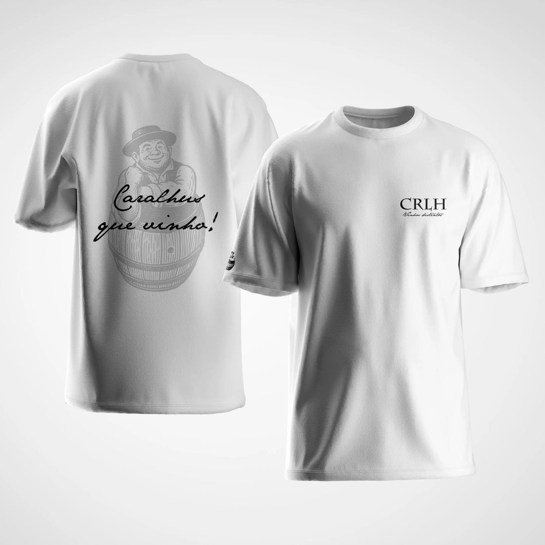 T-shirt Caralhus, que vinho! CRLH Vinhos Distintos