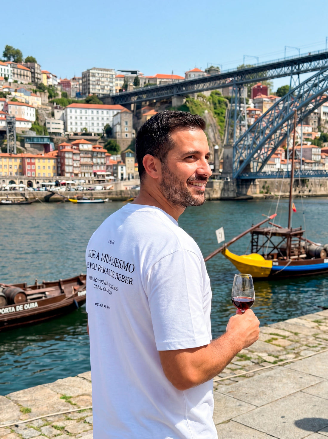 T-Shirt "O Conselho do Alcoólico" CRLH Vinhos Distintos