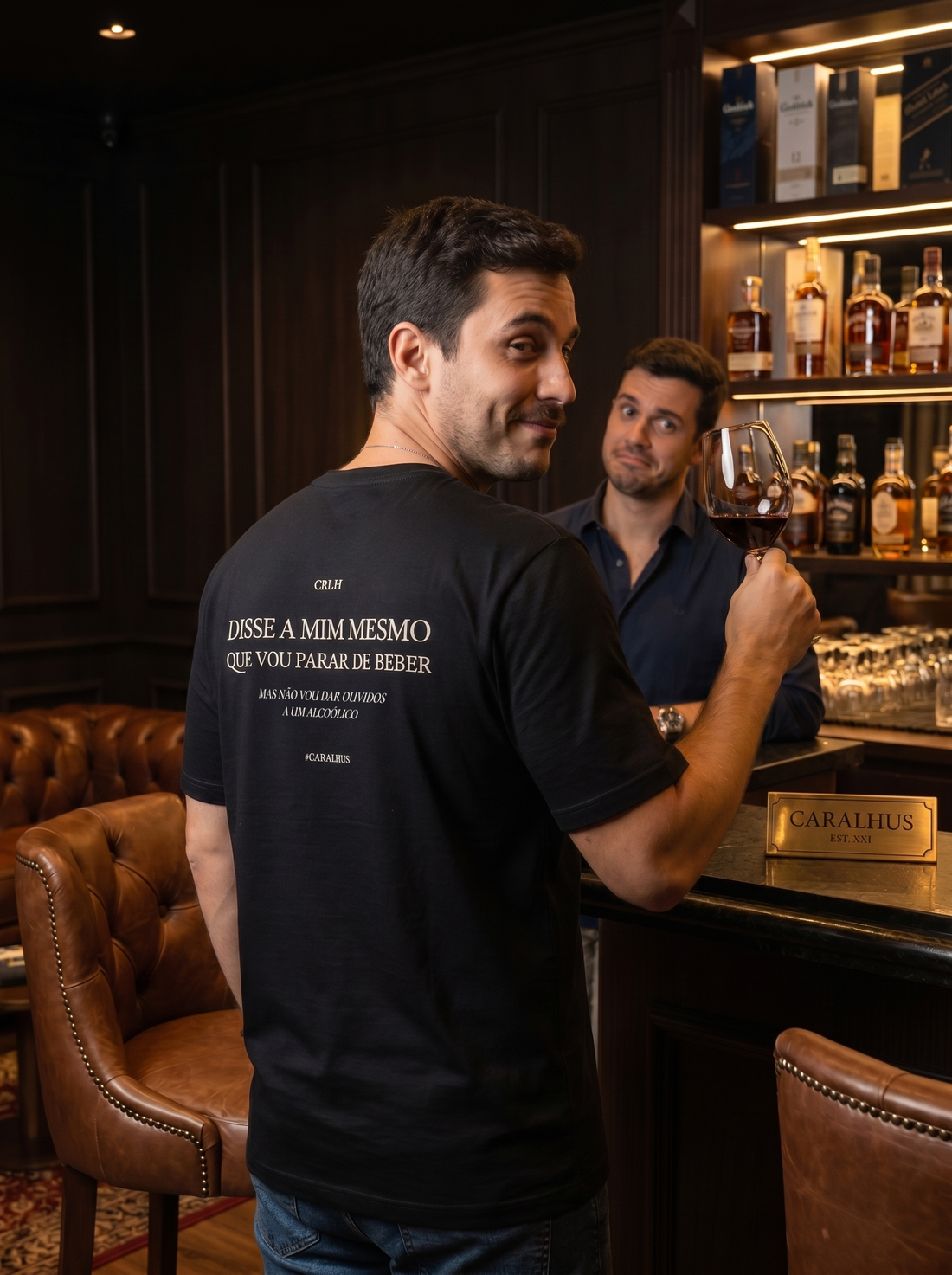T-Shirt "O Conselho do Alcoólico" CRLH Vinhos Distintos